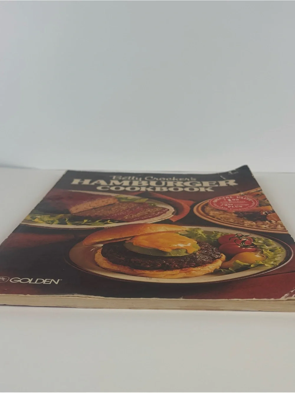 Vintage 1978 Betty Crocker's Hamburger Cookbook Paperback Retro